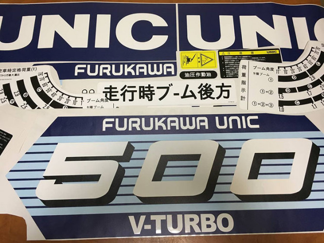 Комплект наклеек для манипулятора UNIC UR500